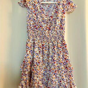 Floral Ruffle Dress